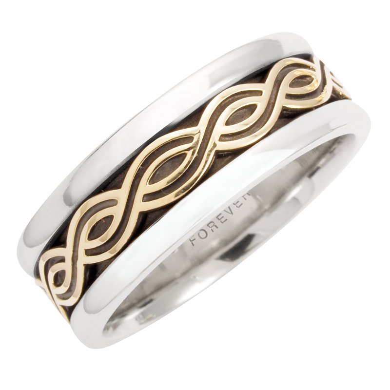 MENS CELTIC TWIST WEDDING BAND Cadman Manufacturing   5422M 