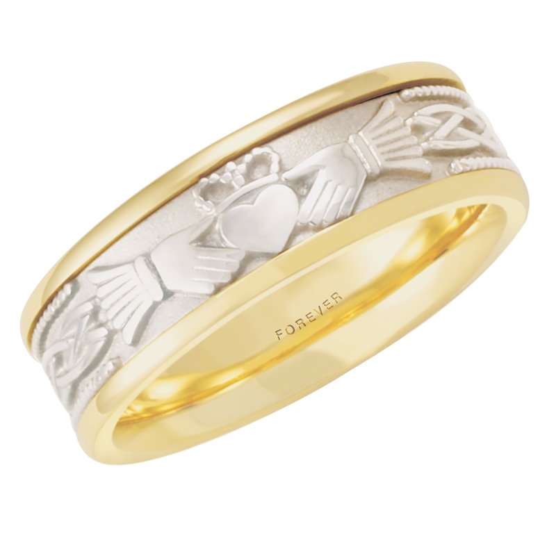 MENS CLADDAGH WEDDING BAND Cadman Manufacturing   5636M 